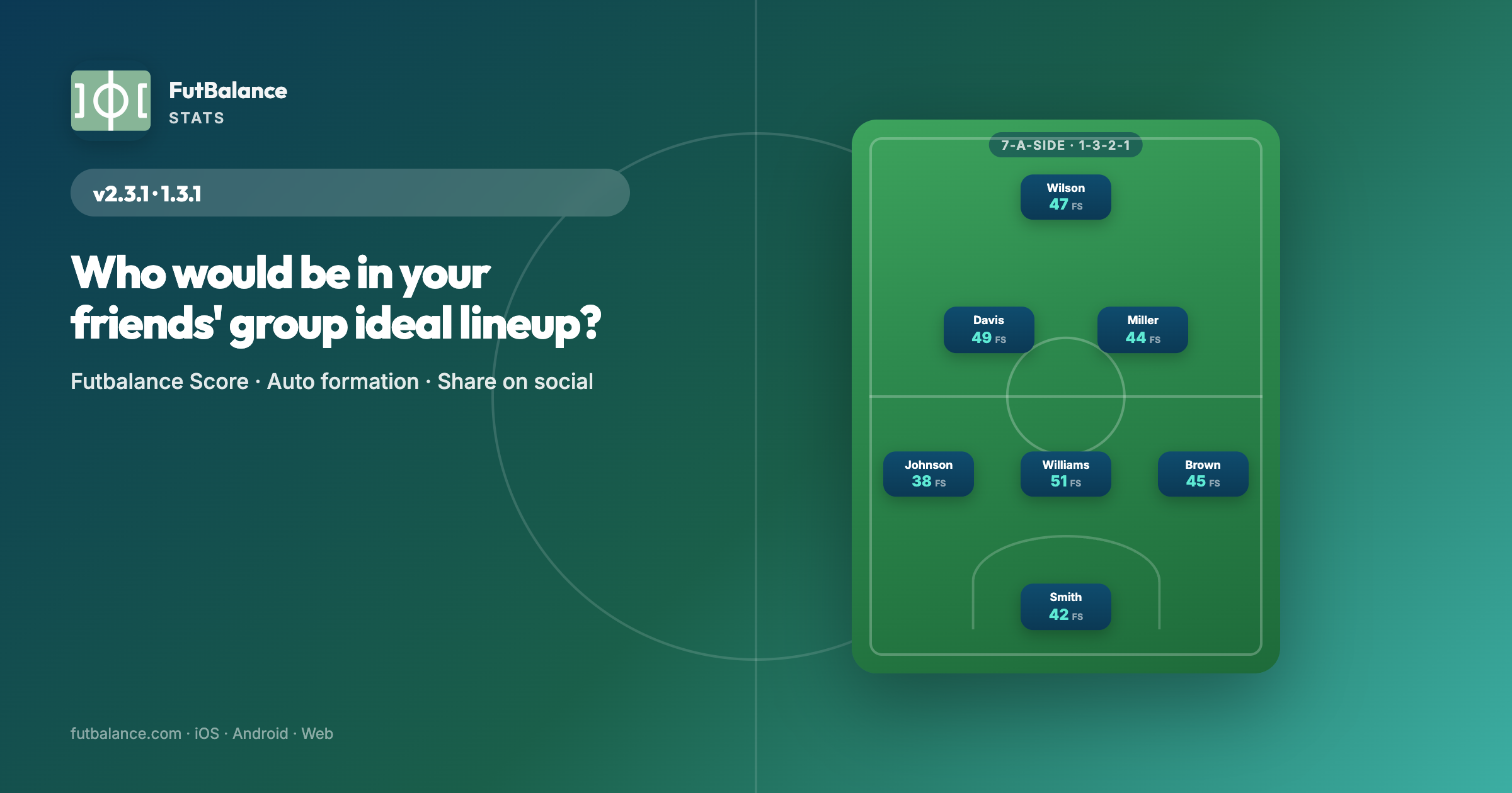 FutBalance 2.3.1 – Your group's ideal lineup